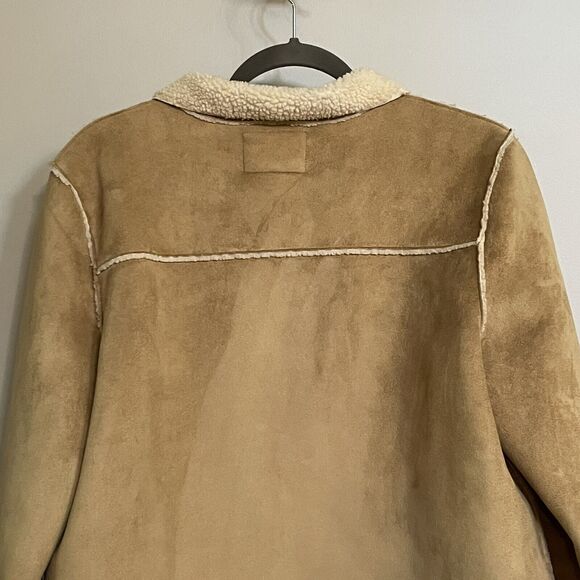 Ralph Lauren Jacket Brown Floral Embroidered Polyester Women Large EUC - Picture 6 of 13